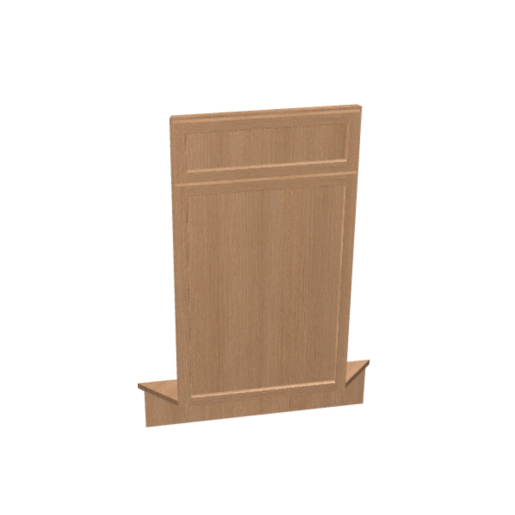 Front frame, Door & drawer front, floor and toe kick only (NOT FULL CABINET)