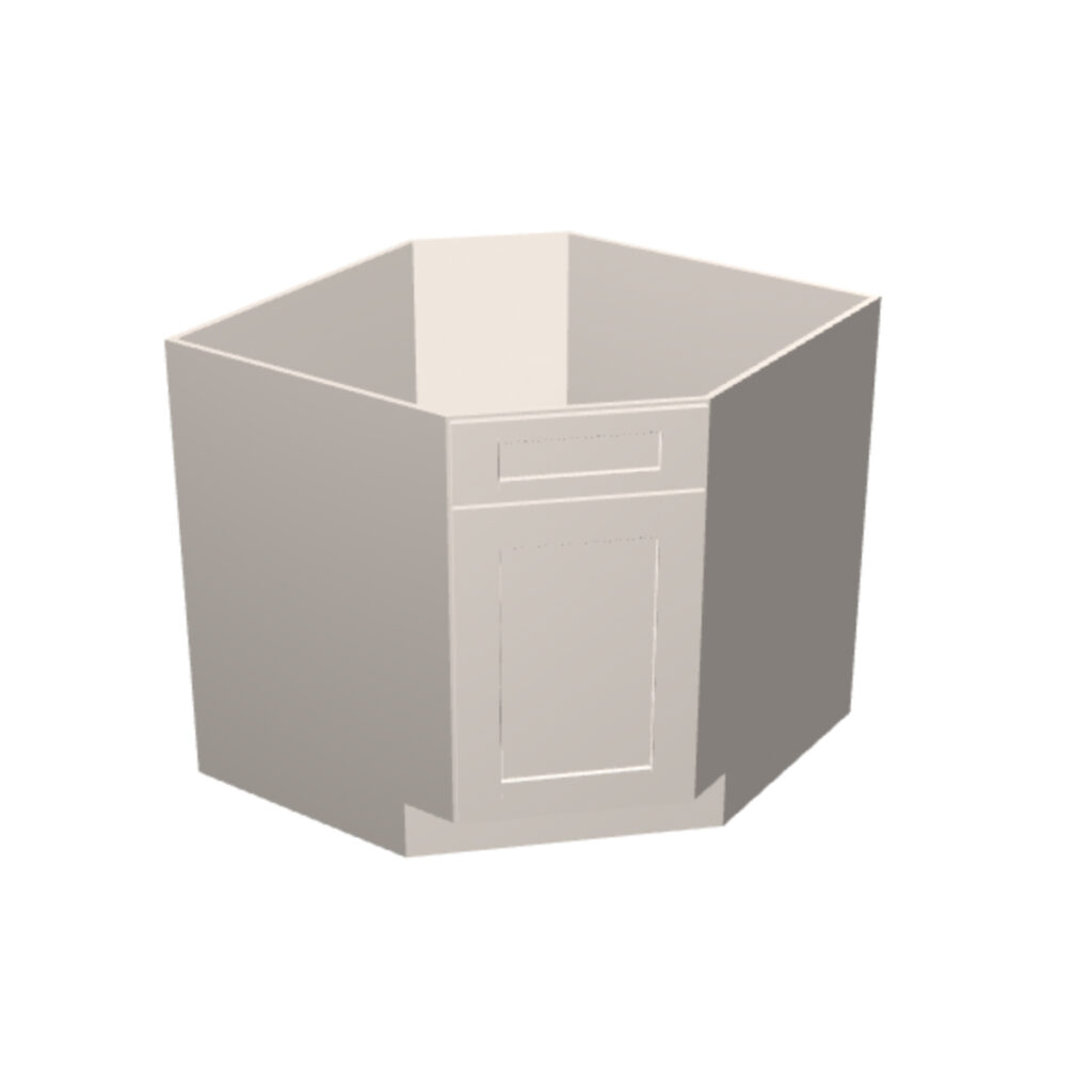 Diagonal Base  – 1 Door, No Drawer