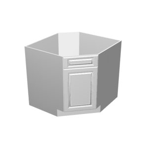 Diagonal Base - 1 Door, No Drawer