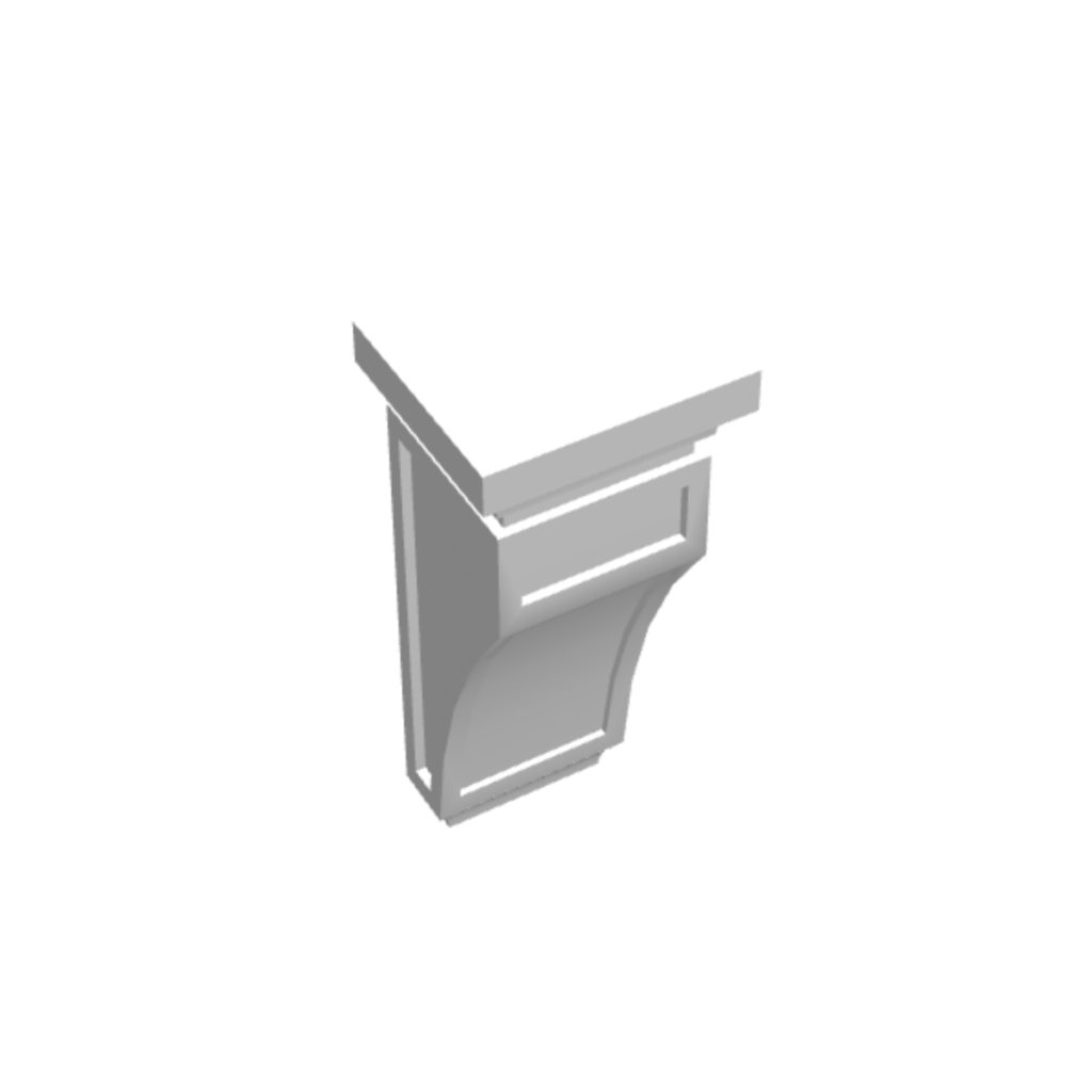 Medium Corbel Recessed Center