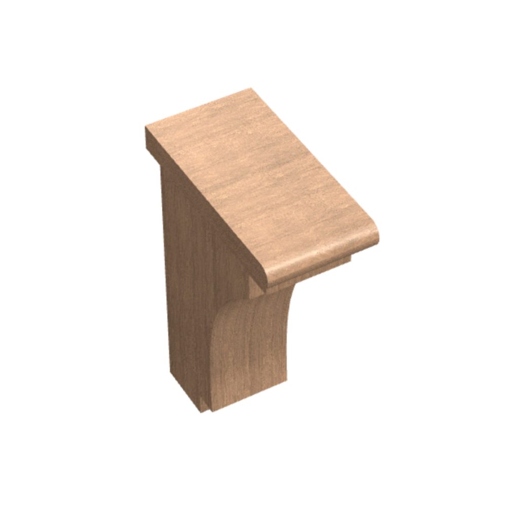 Large Corbel, Raised Center