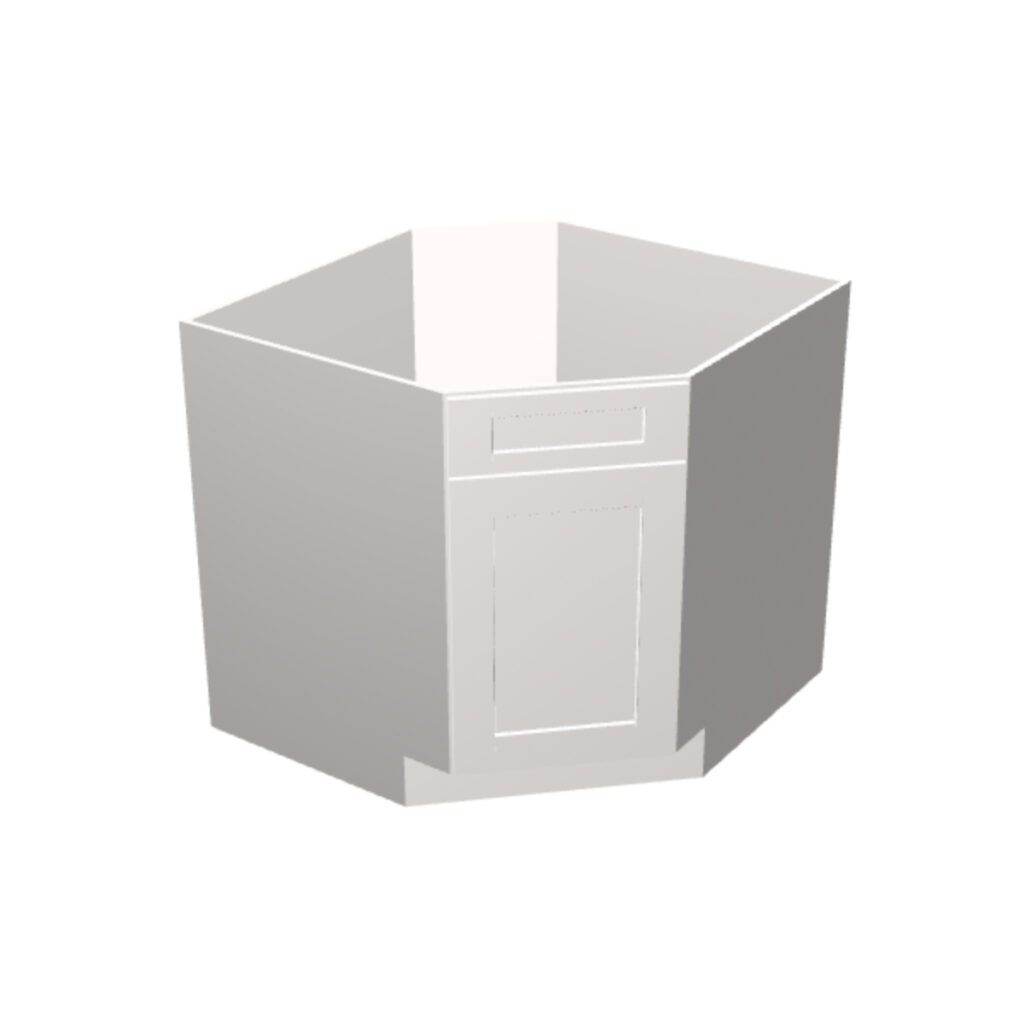 Diagonal Base – 1 Door, No Drawer