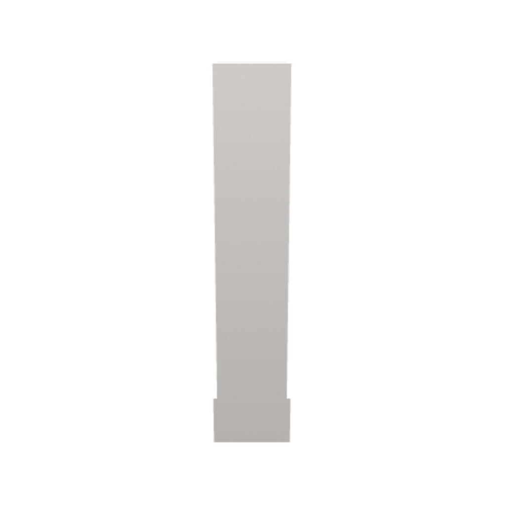 Decorative Base Filler – Fluted with Beveled Square