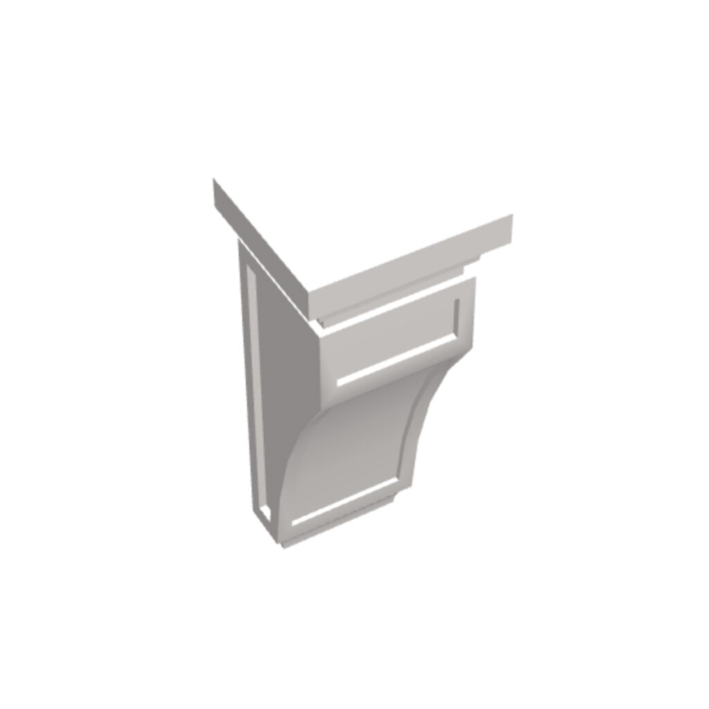 Medium Corbel Recessed Center