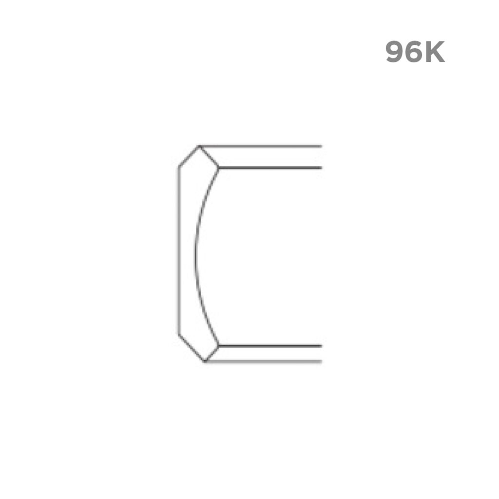 Crown Molding with Large Cove Detail