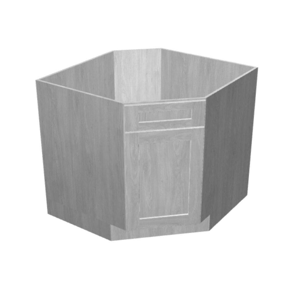 Diagonal Base – 1 Door, No Drawer