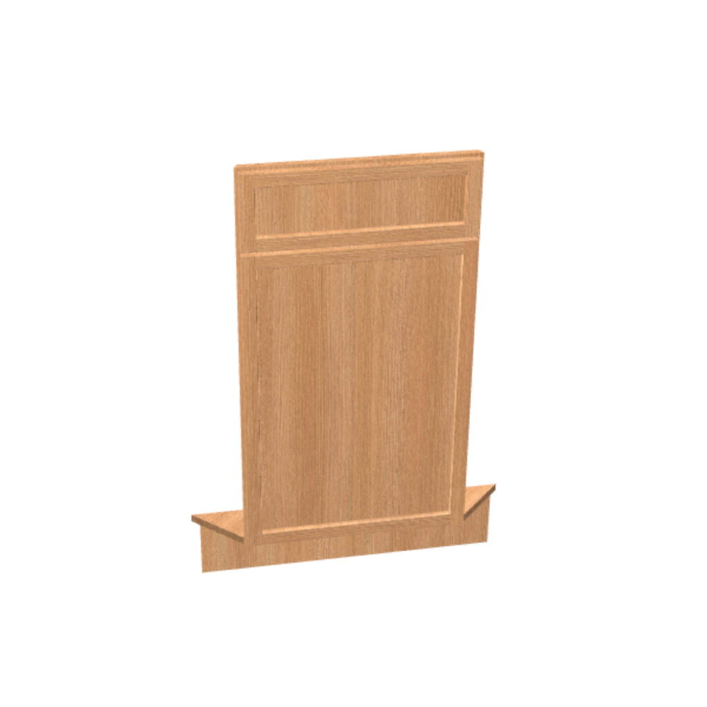 Front frame, Door & drawer front, floor and toe kick only