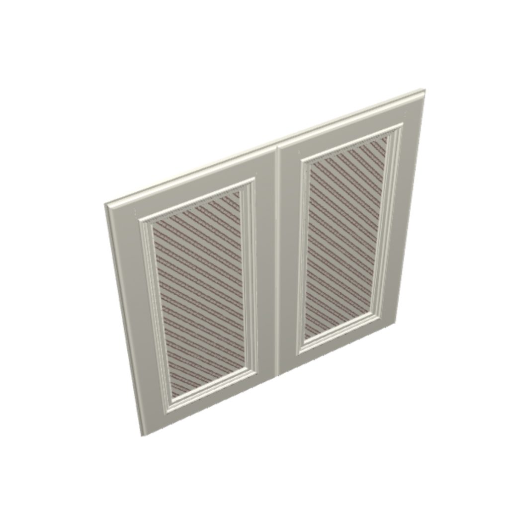 2 pc Lattice Door Option for Sink Bases