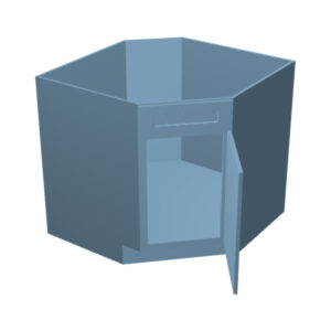 Diagonal Base - 1 Door, No Drawer