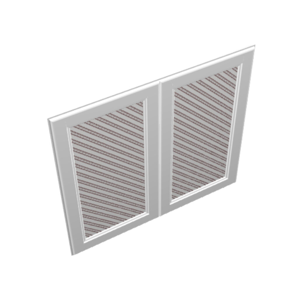 2 pc Lattice Door Option for Sink Bases