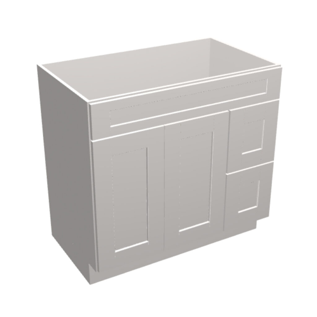 Vanity Sink Base – 2 Drawers 2 Doors