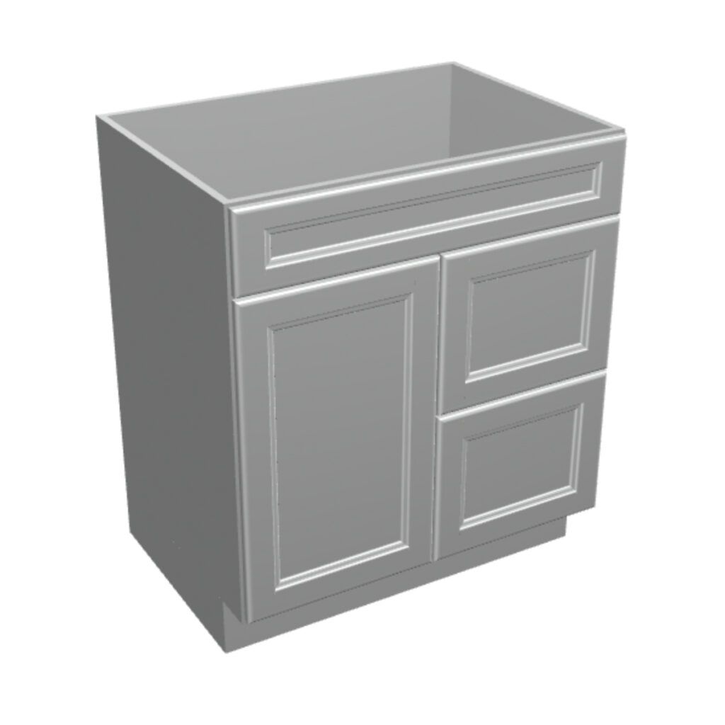 Vanity Sink Base – 2 Drawers 1 Door