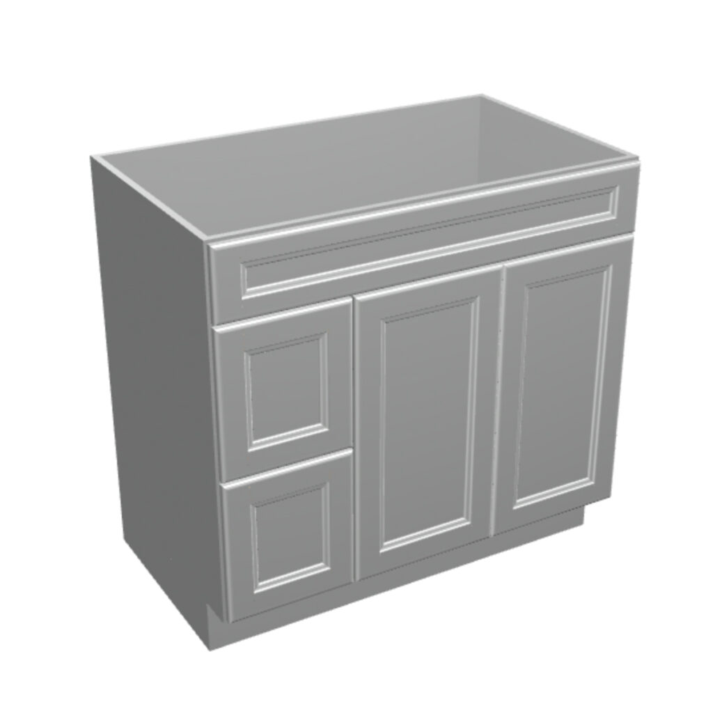 Vanity Sink Base – 2 Drawers 2 Doors