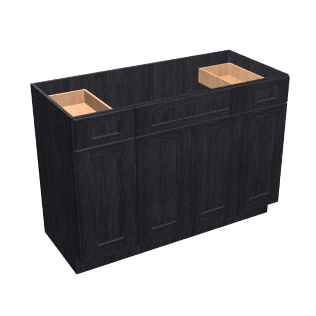 Vanity Sink Base – 2 Drawers, 4 Doors