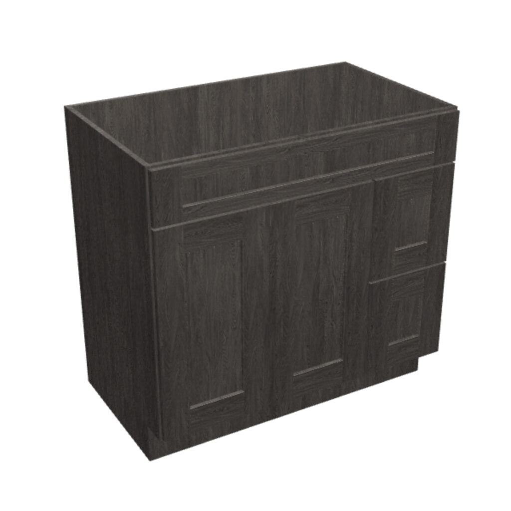 Vanity Sink Base – 2 Drawers, 2 Doors