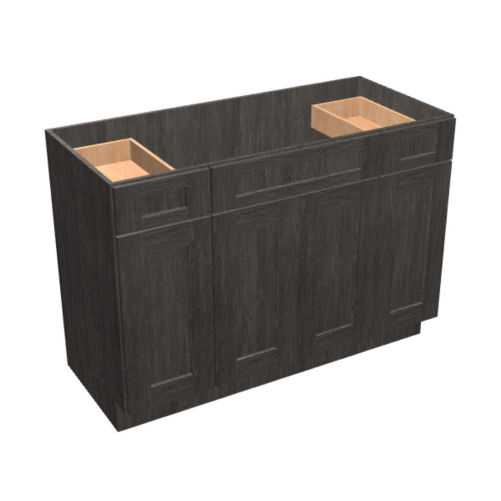 Vanity Sink Base – 2 Drawers, 4 Doors