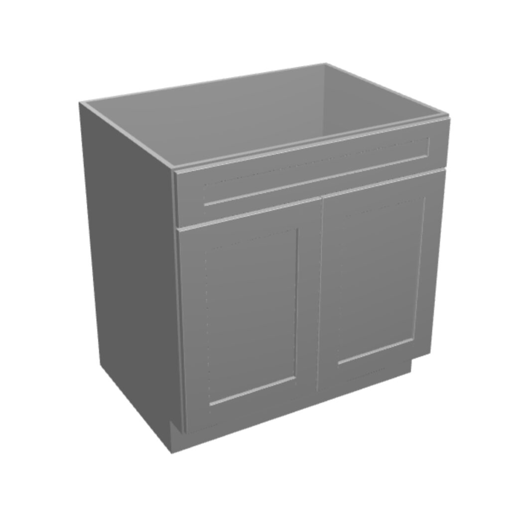Sink Base – 2 Doors, 1 Header