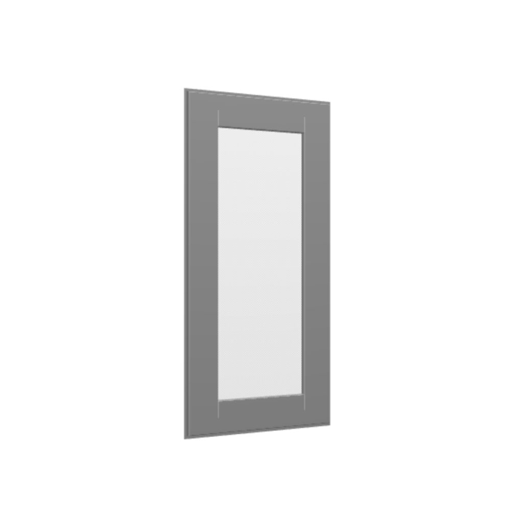 Glass Door for Wall Diagonal Corner Cabinet