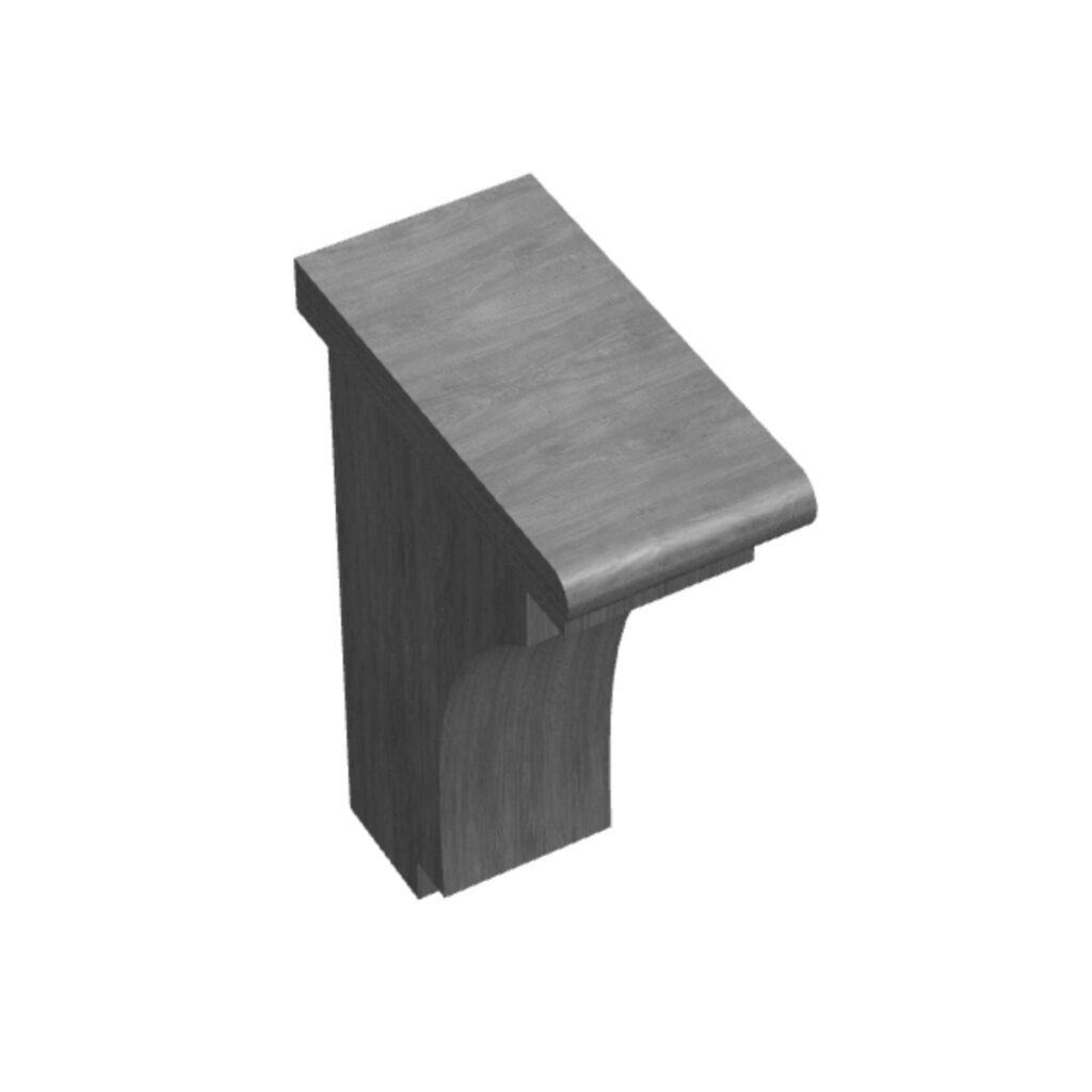 Large Corbel – Raised Center