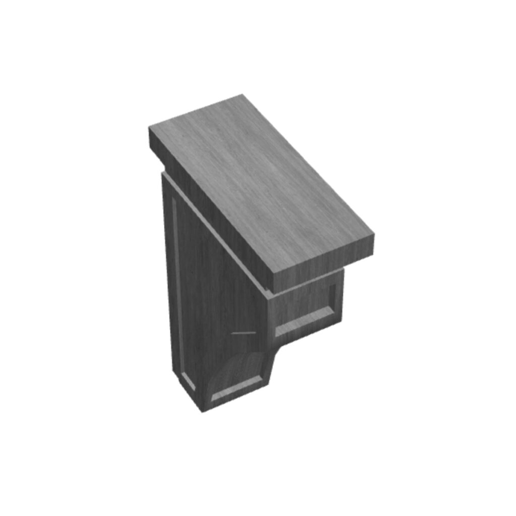 Large Corbel – Recessed Center