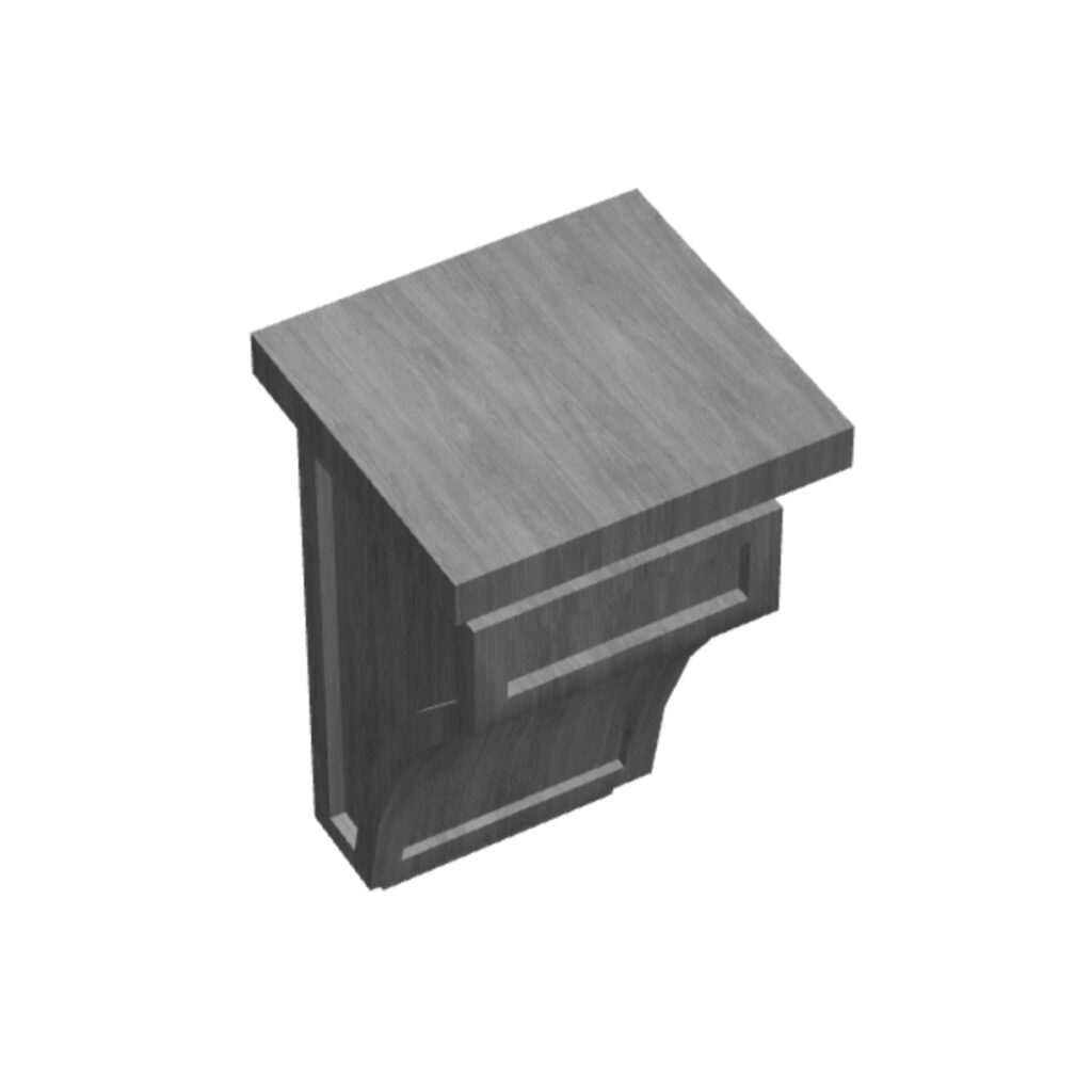 Small Corbel – Recessed Center