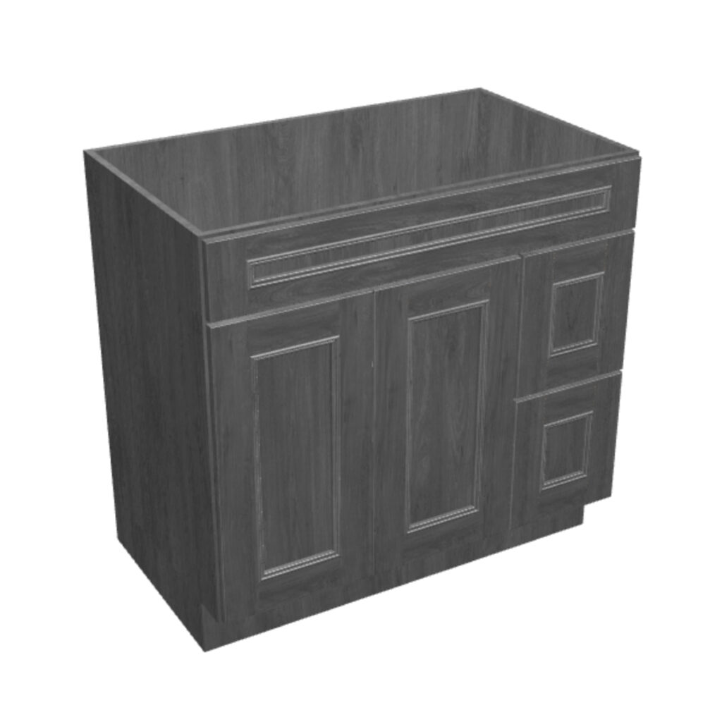 Vanity Sink Base – 2 Drawers, 2 Doors