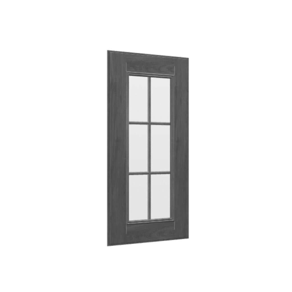 Mullion Glass Door for Wall Diagonal Corner Cabinet