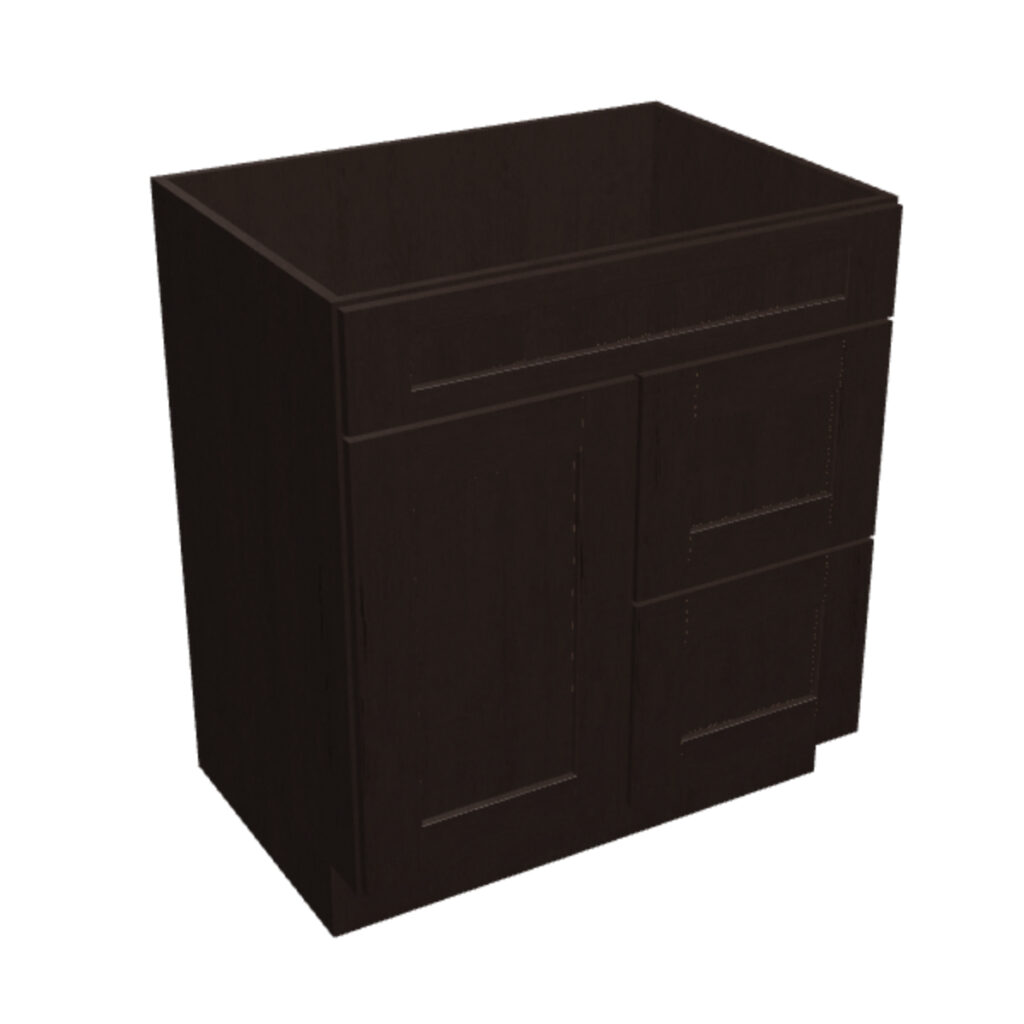 Vanity Sink Base – 2 Drawers, 1 Door