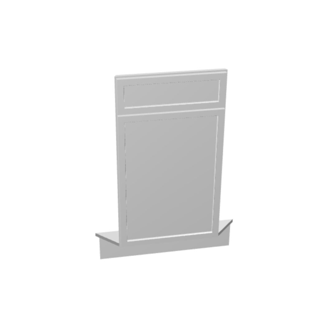 Front frame, Door & drawer front, floor and toe kick only (NOT FULL CABINET)