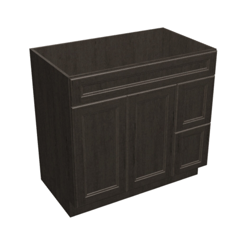 Vanity Sink Base – 2 Drawers, 2 Doors