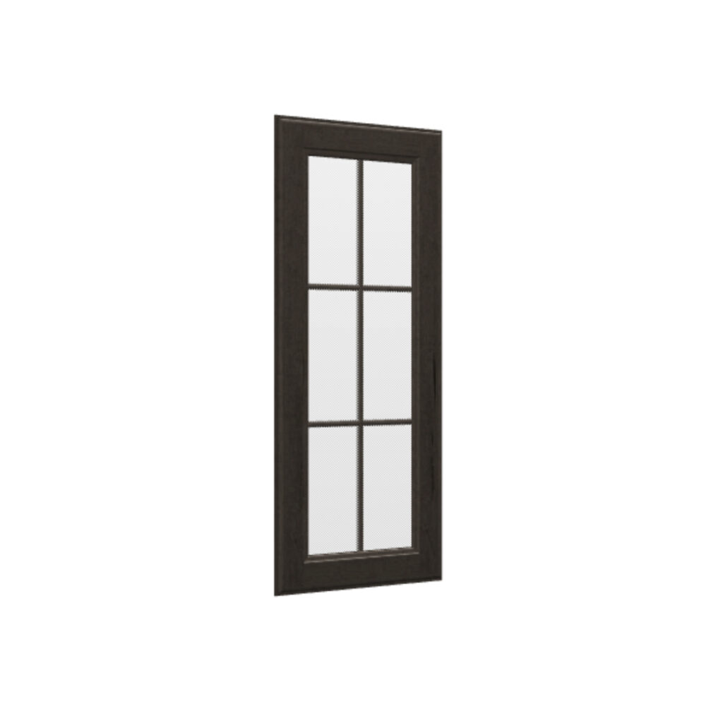 Mullion Glass Door for Wall Diagonal Corner Cabinet