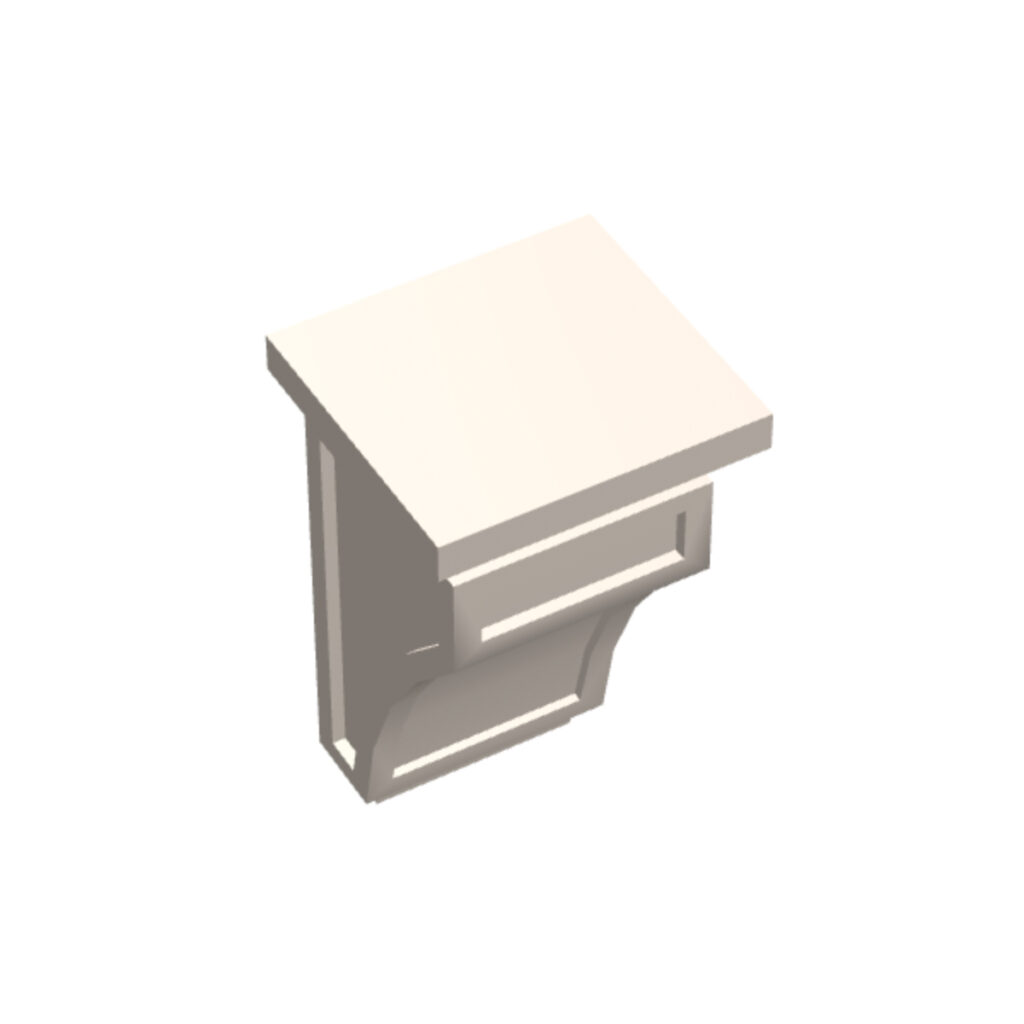 Small Corbel – Recessed Center