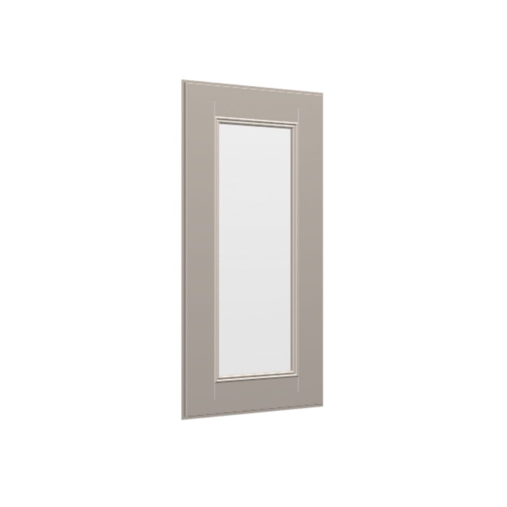 Glass Door for Wall Diagonal Corner Cabinet