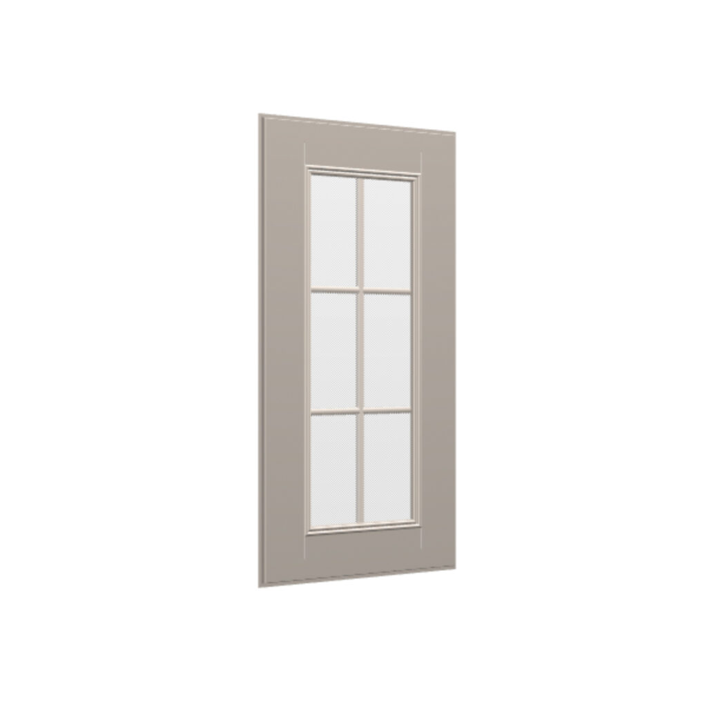 Mullion Glass Door for Wall Diagonal Corner Cabinet