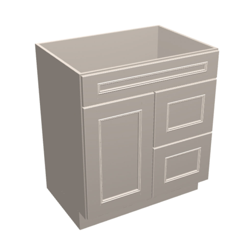 Vanity Sink Base – 2 Drawers, 1 Door