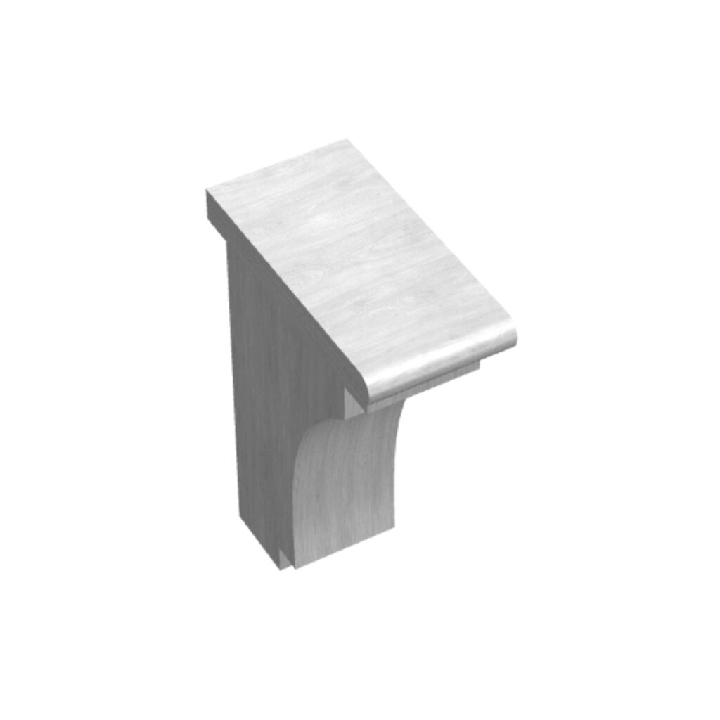 Large Corbel – Raised Center