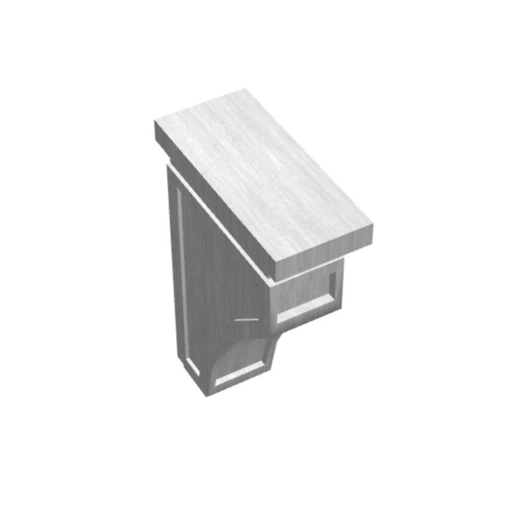 Large Corbel Recessed Center