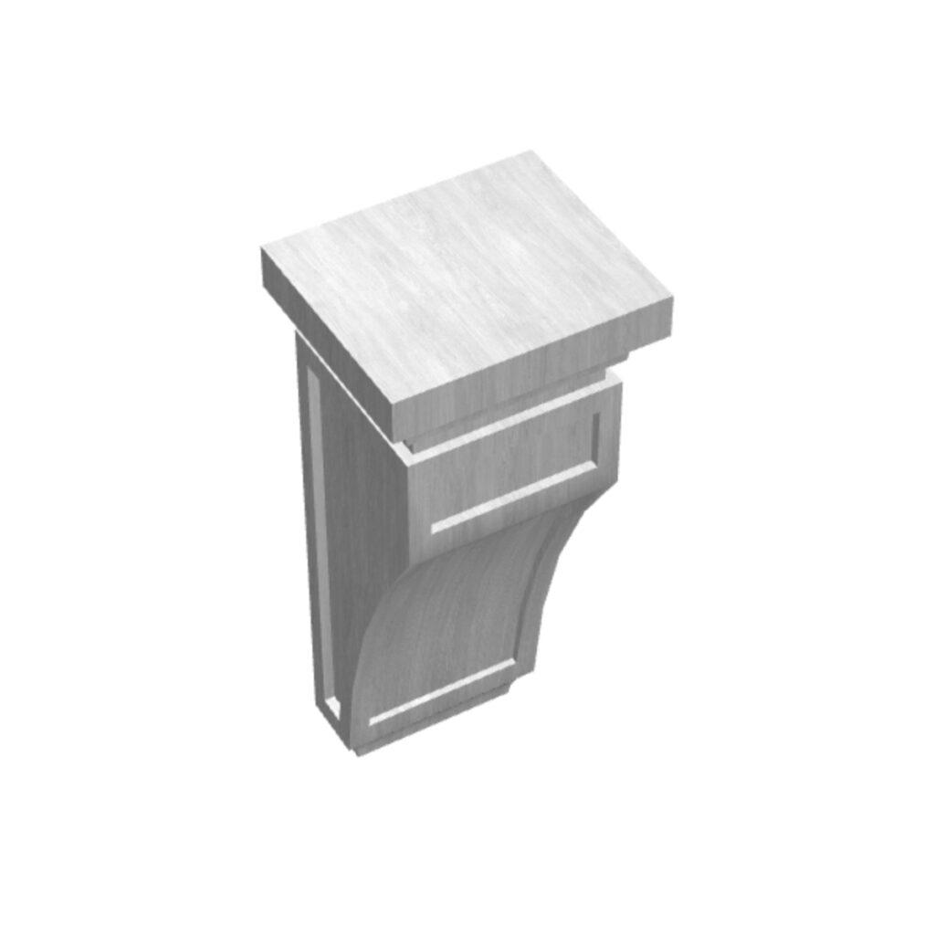 Medium Corbel – Recessed Center