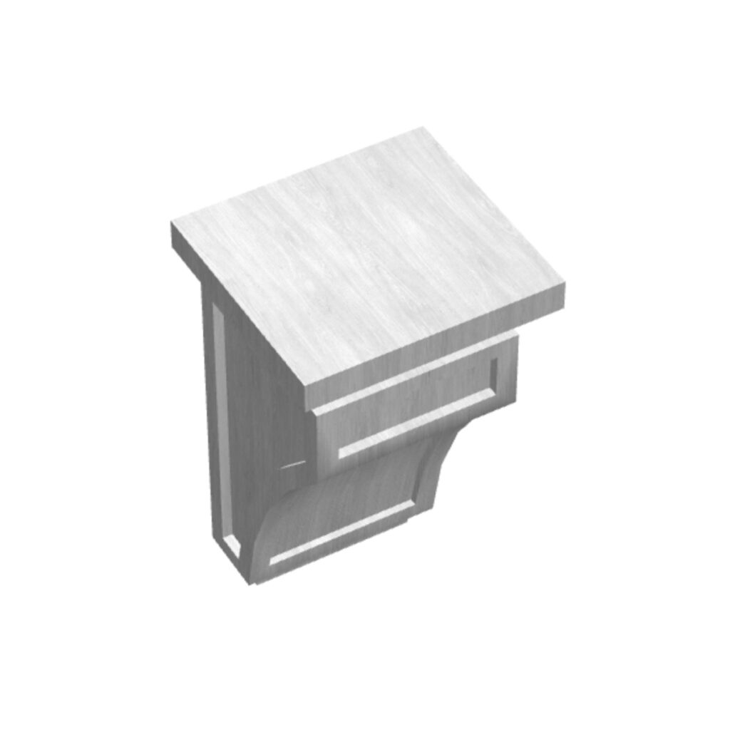 Small Corbel – Recessed Center