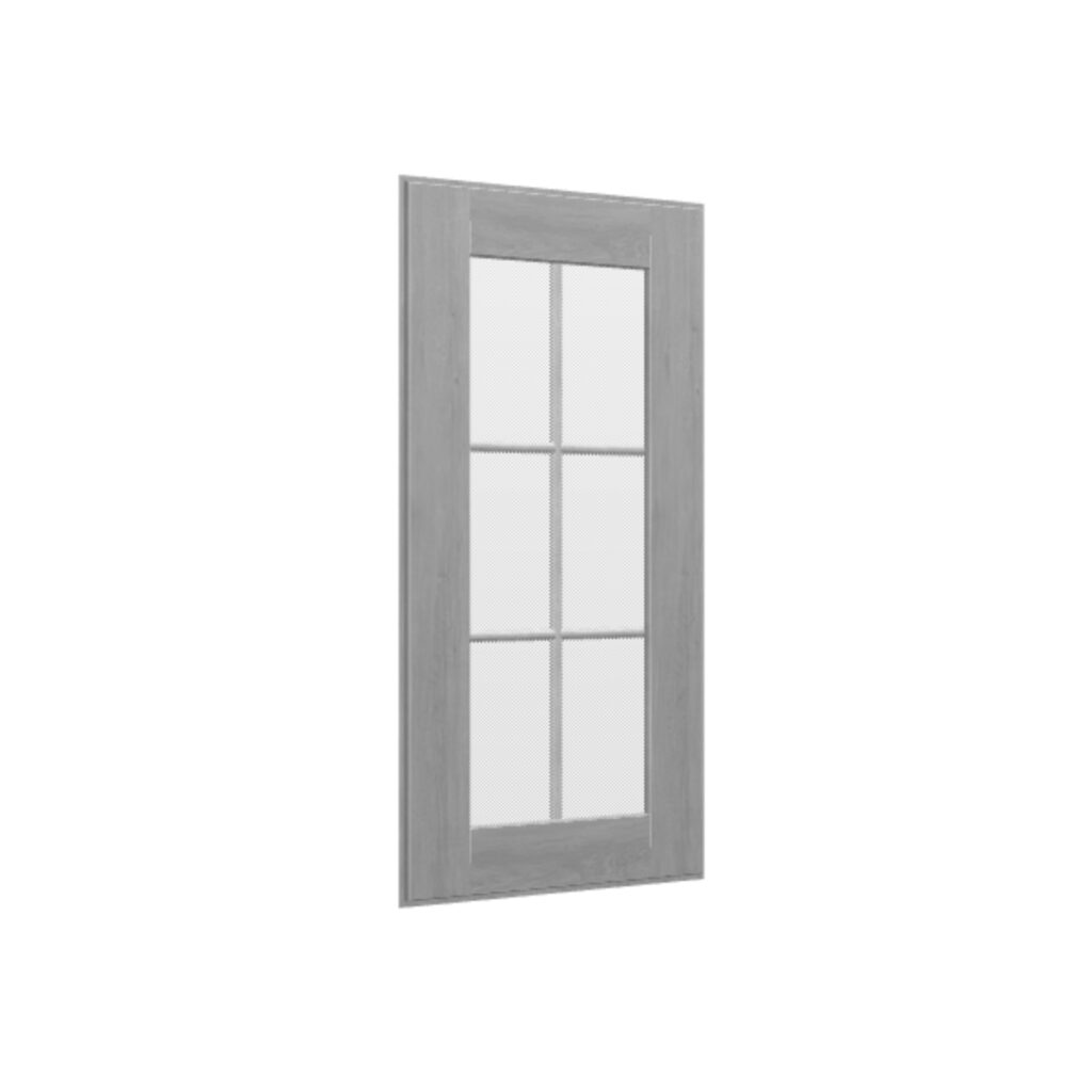 Mullion Glass Door for Wall Diagonal Corner Cabinet