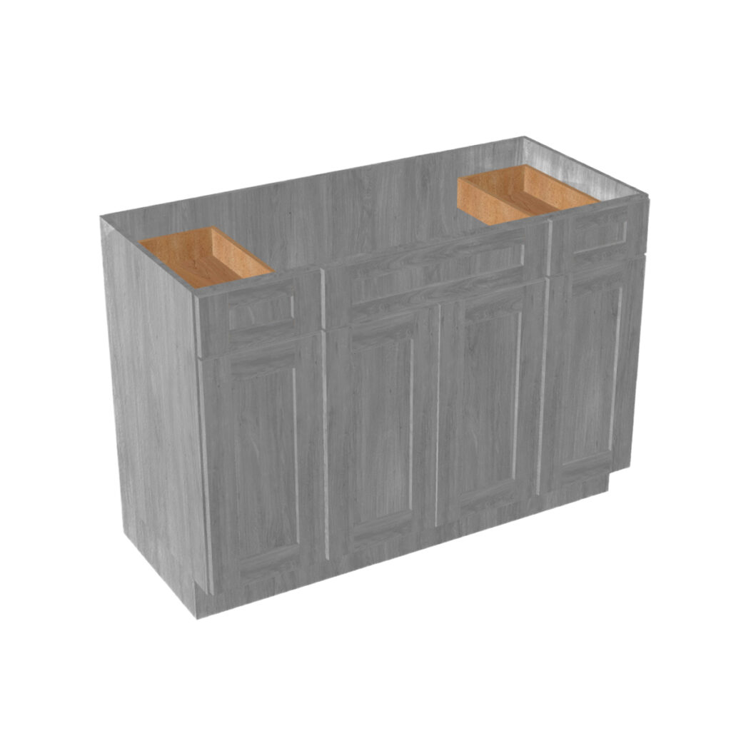 Vanity Sink Base – 2 Drawers, 4 Doors