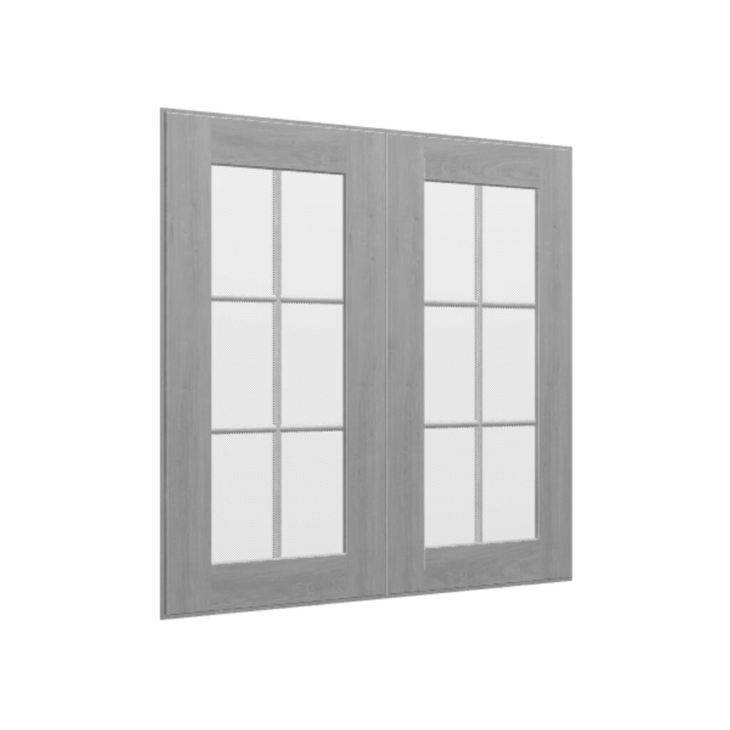 Mullion Glass Door for Wall Cabinet