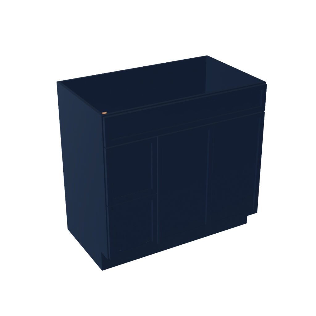 Vanity Sink Base – 2 Drawers, 2 Doors