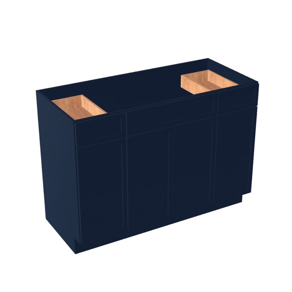 Vanity Sink Base – 2 Drawers, 4 Doors