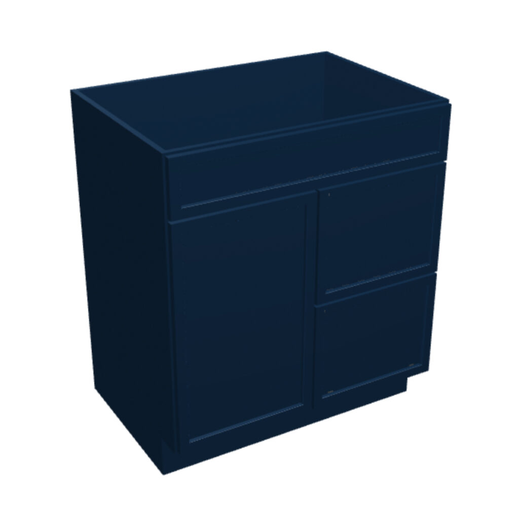 Vanity Sink Base – 2 Drawers, 1 Door
