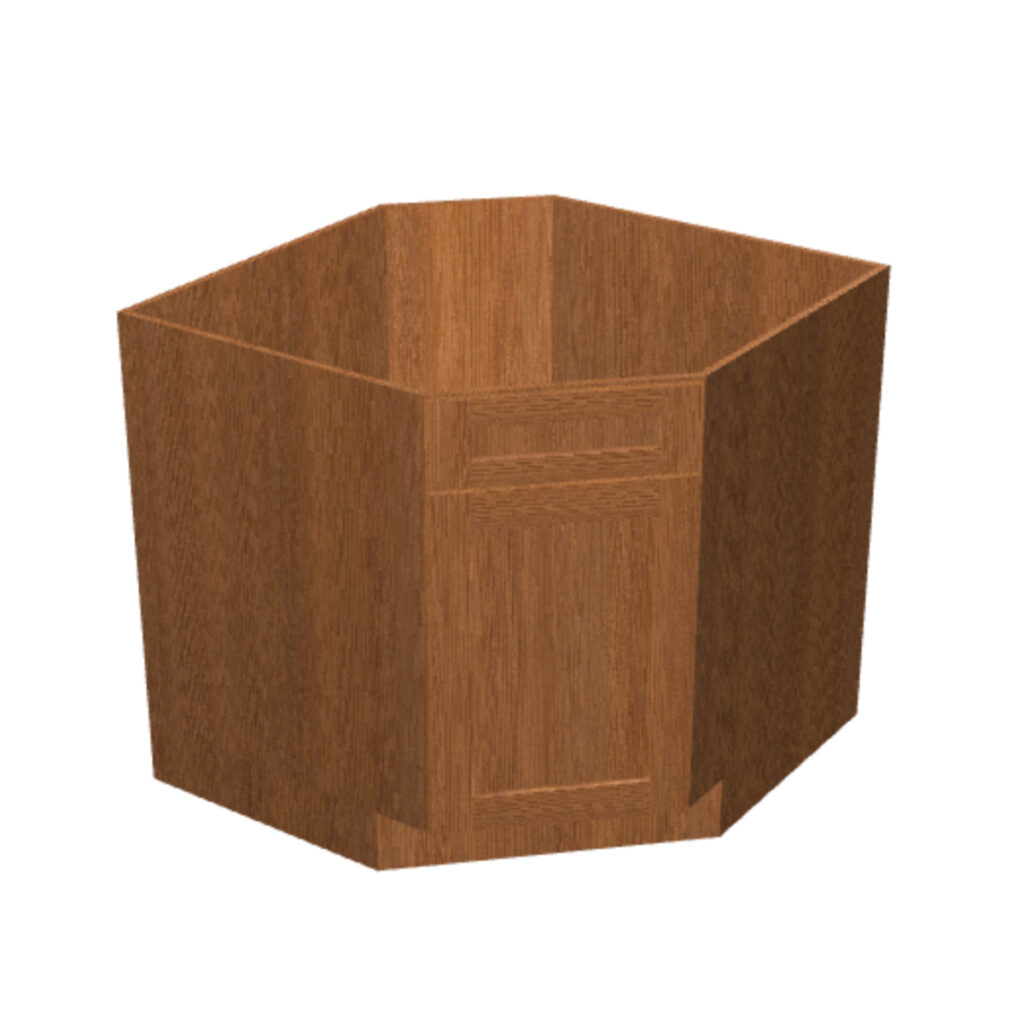 Diagonal Base – 1 Door, No Drawer