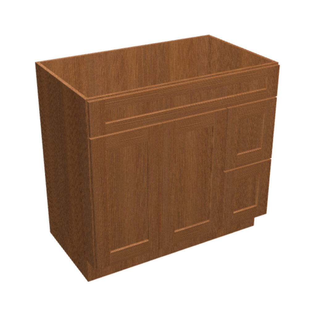 Vanity Sink Base – 2 Drawers, 2 Doors