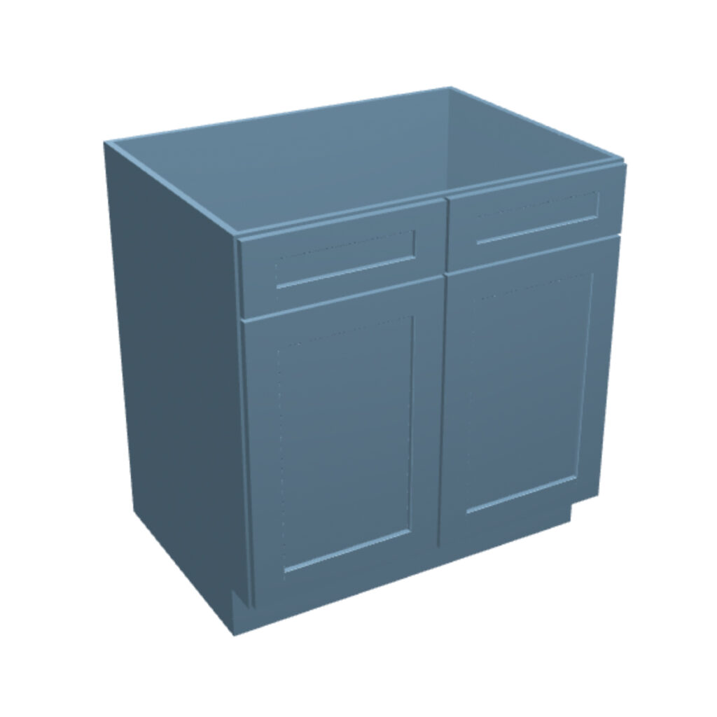 Sink Base – 2 Doors, 2 Header