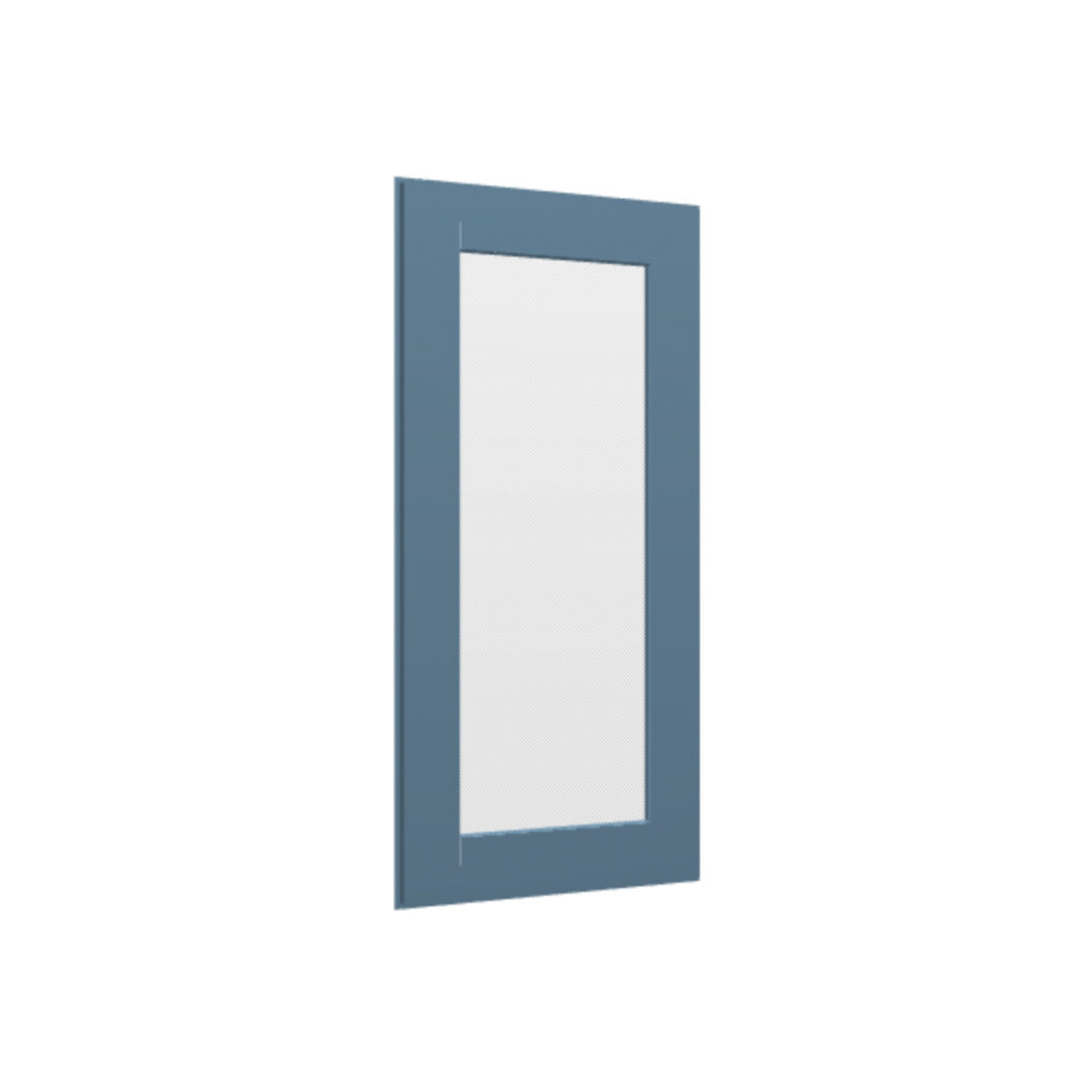 Glass Door for Wall Diagonal Corner Cabinet